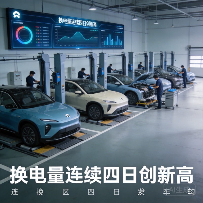 蔚来汽车换电量连续四日创新高-中商网-做国内商业门户第一平台 蔚来汽车换电量连续四日创新高-中商网-做国内商业门户第一平台