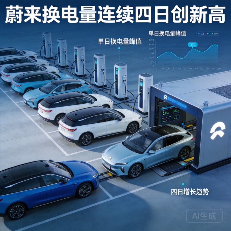 蔚来汽车换电量连续四日创新高-中商网-做国内商业门户第一平台 蔚来汽车换电量连续四日创新高-中商网-做国内商业门户第一平台