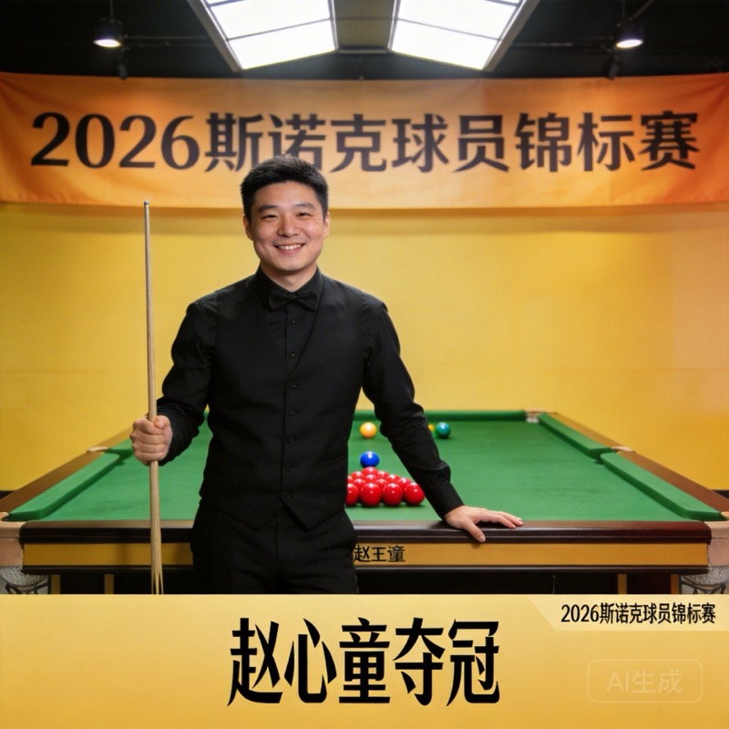 赵心童夺2026斯诺克球员锦标赛冠军-中商网-做国内商业门户第一平台