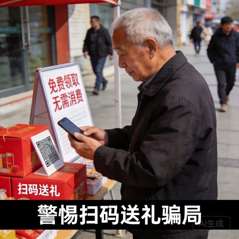 你身边老人遇到过扫码送礼骗局吗-中商网-做国内商业门户第一平台 你身边老人遇到过扫码送礼骗局吗-中商网-做国内商业门户第一平台