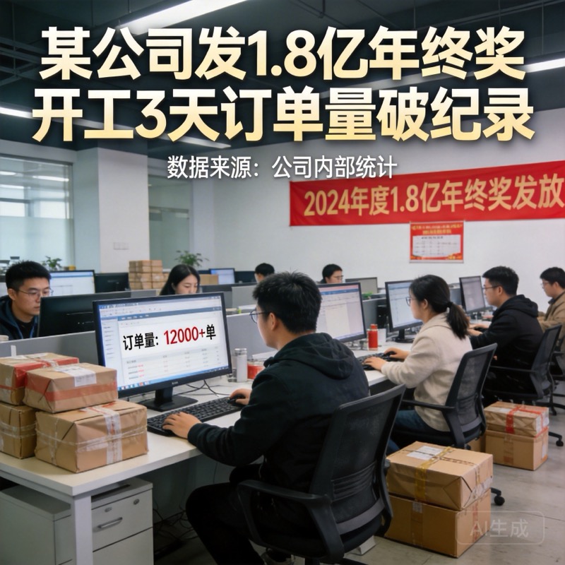 发1.8亿年终奖公司开工3天爆单-中商网-做国内商业门户第一平台 发1.8亿年终奖公司开工3天爆单-中商网-做国内商业门户第一平台