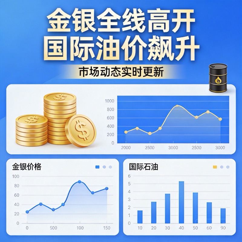金银全线高开 国际油价飙升-中商网-做国内商业门户第一平台