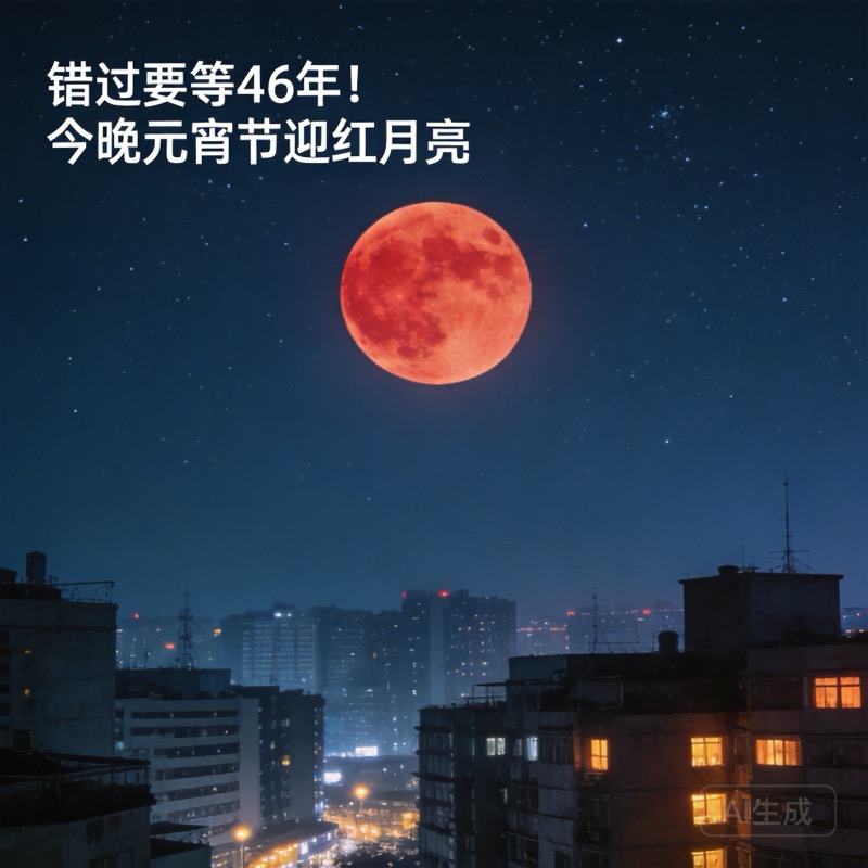错过要等46年!今晚元宵节迎红月亮-中商网-做国内商业门户第一平台 错过要等46年!今晚元宵节迎红月亮-中商网-做国内商业门户第一平台