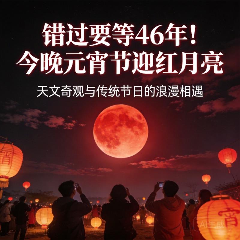 错过要等46年!今晚元宵节迎红月亮-中商网-做国内商业门户第一平台 错过要等46年!今晚元宵节迎红月亮-中商网-做国内商业门户第一平台