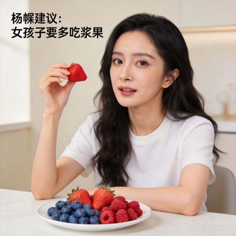 杨幂建议女孩子要多吃浆果-中商网-做国内商业门户第一平台