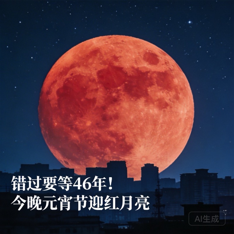 错过要等46年!今晚元宵节迎红月亮-中商网-做国内商业门户第一平台 错过要等46年!今晚元宵节迎红月亮-中商网-做国内商业门户第一平台