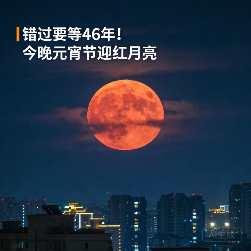 错过要等46年!今晚元宵节迎红月亮-中商网-做国内商业门户第一平台 错过要等46年!今晚元宵节迎红月亮-中商网-做国内商业门户第一平台