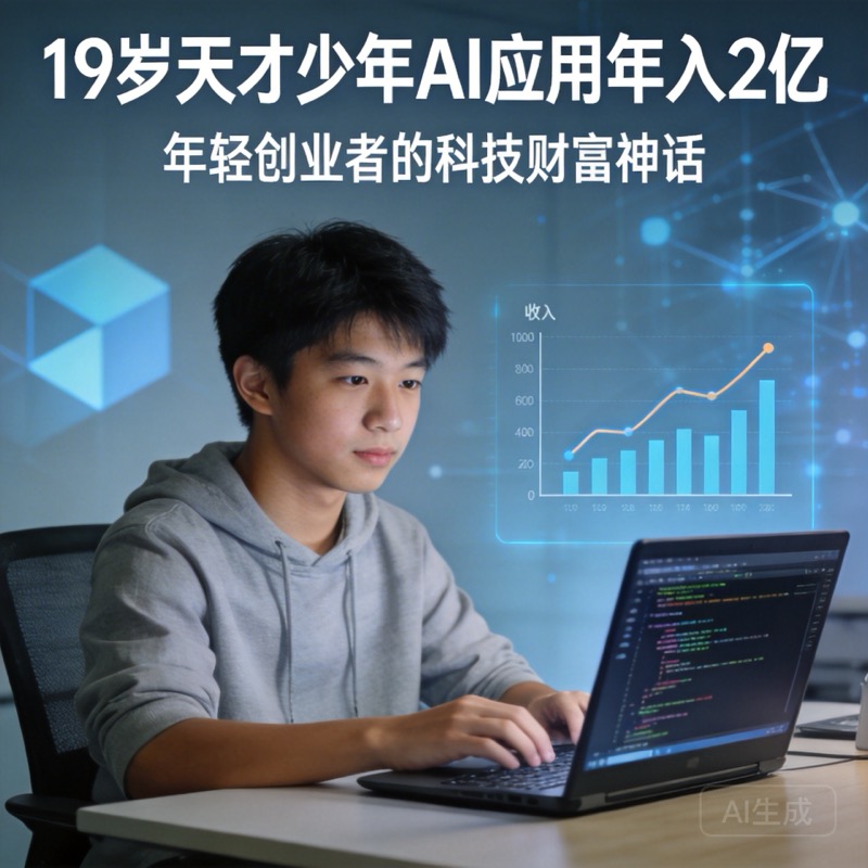 19岁天才少年做AI应用年入2亿-中商网-做国内商业门户第一平台 19岁天才少年做AI应用年入2亿-中商网-做国内商业门户第一平台