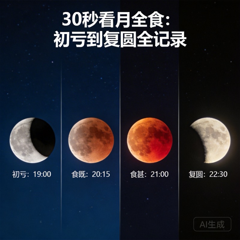 30秒看月全食从初亏到复圆-中商网-做国内商业门户第一平台 30秒看月全食从初亏到复圆-中商网-做国内商业门户第一平台